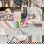 Fourth Grade Groovy Happy First Day Of School Bright Dots Women Oversized Hoodie Back Print Sand Fourth Grade Groovy Happy First Day Of School Bright Dots Women Oversized Hoodie Back Print Sand