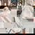 Vacaciones En Winslow Arizona Cactus Desert Manga Larga Women Oversized Hoodie Back Print Sand