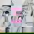 Ragazza Anime Con Cuffie Rosa Fan Del K-Pop Korean Pop Felpa con cappuccio oversize da donna con stampa posteriore Sport Grey