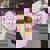 Pace Love Party 60S 70S Flower Power Hippie Costume Hippy Felpa con cappuccio oversize da donna con stampa posteriore Light Pink