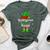 Christmas Kindergarten Elf Squad Teacher Student Bella Canvas T-shirt Heather Forest