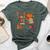 Fall In Love With Reading Autumn Thanksgiving Teacher Bella Canvas T-shirt Heather Mauve