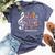 Music Teacher Kid National Hispanic Heritage Month Bella Canvas T-shirt Heather Navy