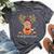 Kindergarten Squad Plaid Reindeer Santa Teacher Christmas Bella Canvas T-shirt Heather Dark Grey