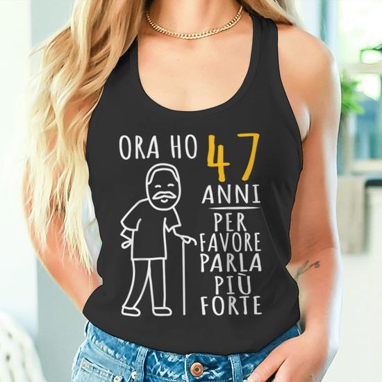 Divertente regalo per il 47 compleanno per uomo T-shirt vintage per