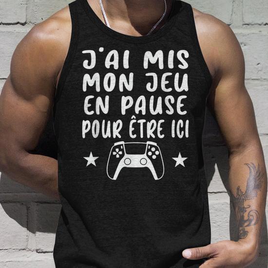 Sweat à Capuche Humour Gamer 'Flemmard' - Pour Ado Garçon Geek - Cadeau Drôle Noël, Anniversaire - Coupe Classique