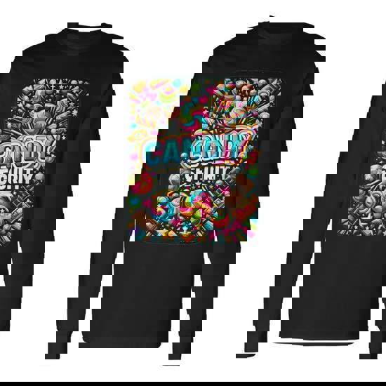 Candy Security Sweet Halloween Candyland Party Long Sleeve T-Shirt