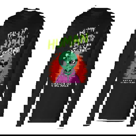 This Is My Human Costume I'm Really An Alien Galaxy Ufo Gift T-Shirt