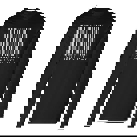Made In 1974 Barcode For Retail Lovers Long Sleeve T-Shirt