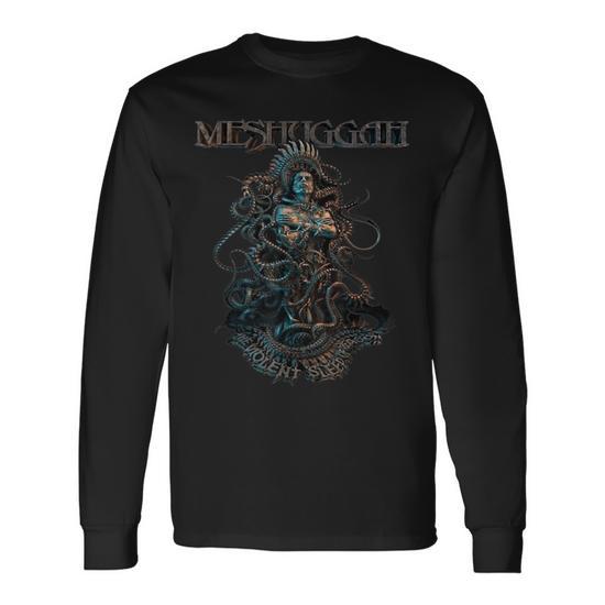 Meshuggah Graphic -For Meshuggah Fans Long Sleeve T-Shirt - Monsterry