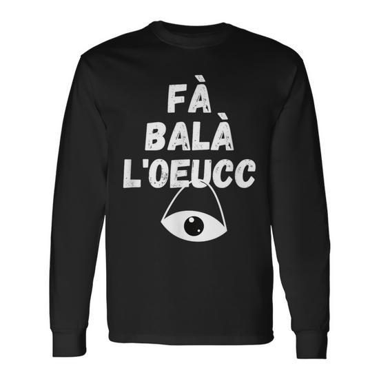 Maglietta 'Su De DOSS' Dialetto Milanese - 100% Cotone, Taglia L