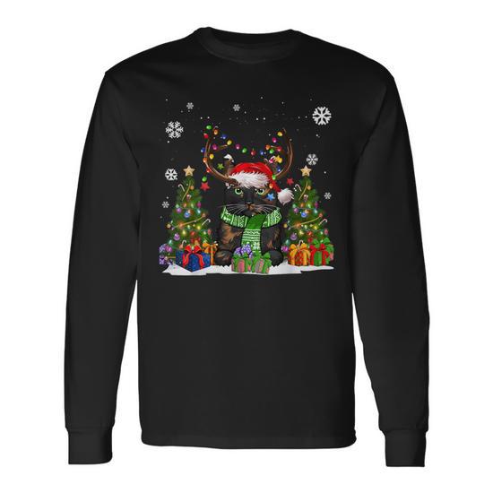 Sweat à Capuche Noël Morse Moche - Design Humoristique, Morse En Bonnet Père Noël - Cadeau Amoureux Des Animaux