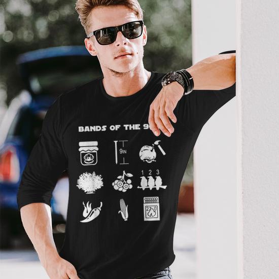 Bands Of The 90'S Long Sleeve T-Shirt - Seseable