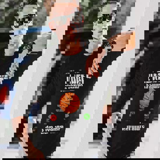 Maglietta Divertente Basket - T-Shirt Con Stampa Pallacanestro E Frase "Il Basket Sta Chiamando" - Foto 5