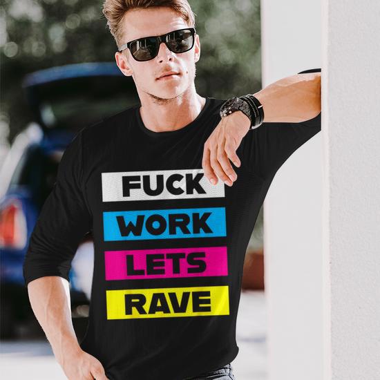 Rave Gear Trippy Edm For Rave Festival Outfit Long Sleeve T Shirt Monsterry