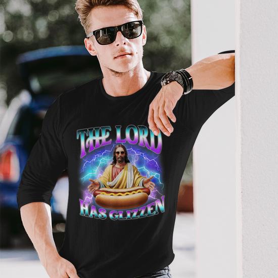 The Lord Has Glizzy God Hotdog Jesus Food Sunglasses Christ Long