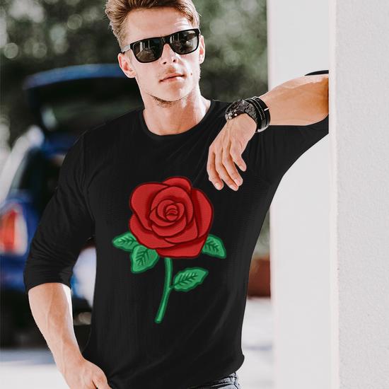Roses Are Red Rose Long Sleeve T-Shirt - Thegiftio