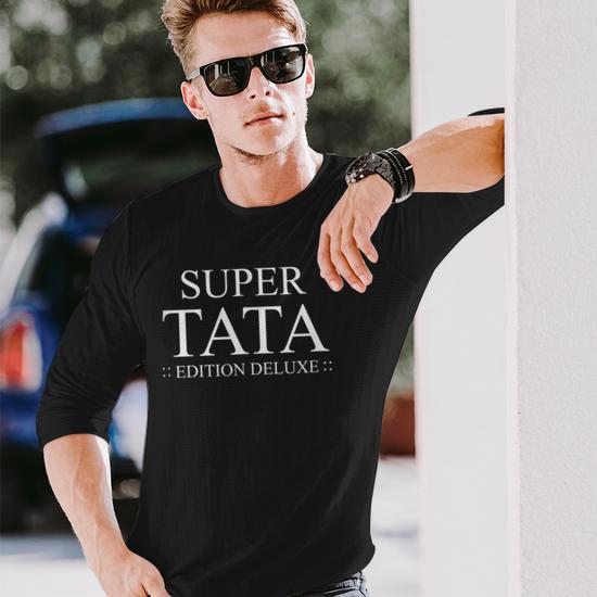 Super Tata Mejor Tata Del Mundo Regalo Sin Mangas Camiseta de