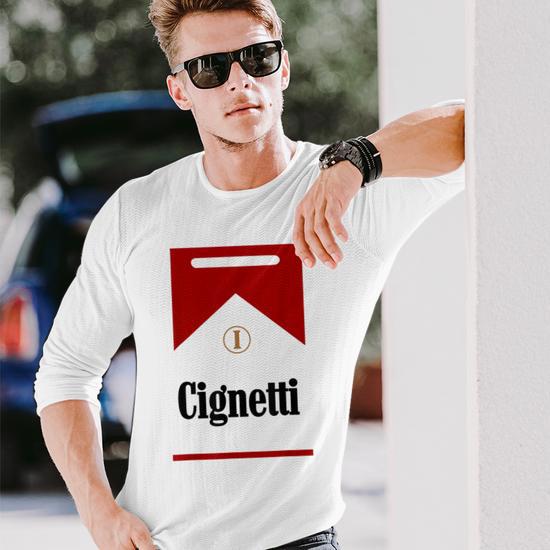 funny cignetti vintage tee Long Sleeve T-Shirt
