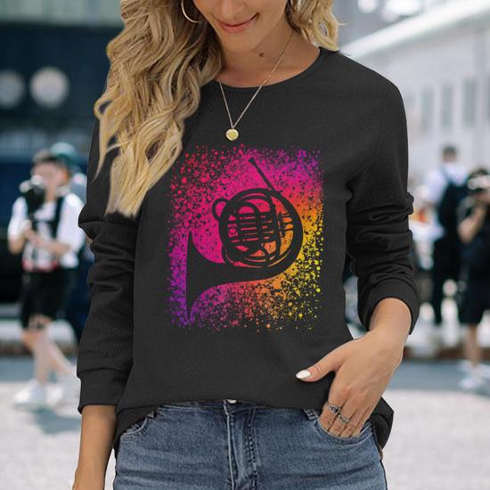 T-shirt Corniste Musicien - Cor D'harmonie Pour Joueurs D'orchestre à Vent Et Fanfares