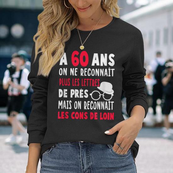 T-shirt Humour 'C'est Compliqué D'être Un Beau Gosse Et D'avoir 60 Ans' - Coupe Classique, Léger, Manches Courtes - 3