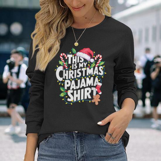 Matching family christmas long sleeve shirts sale