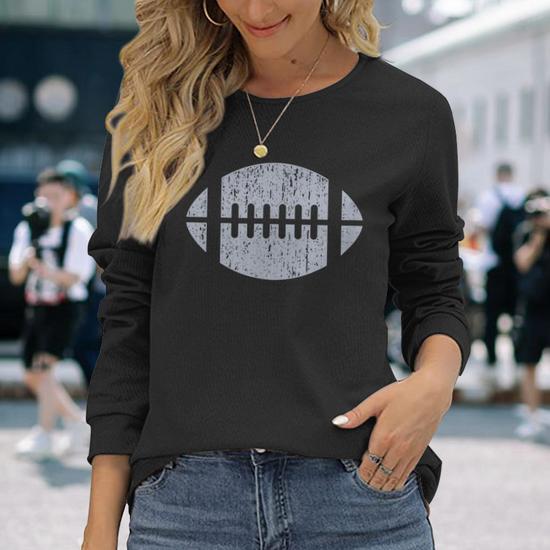 T-shirt Vintage Football Américain Haultier - Homme XL - Gris - Imprimé Graphique