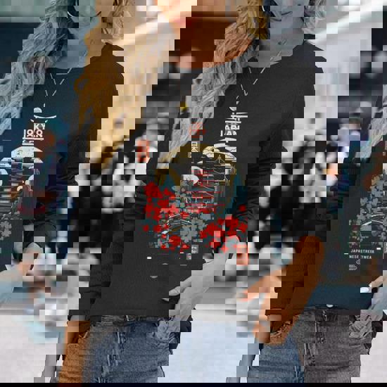 Sakura Japanese Inspired Tokyo Japan Pop Cult Favorite Long Sleeve