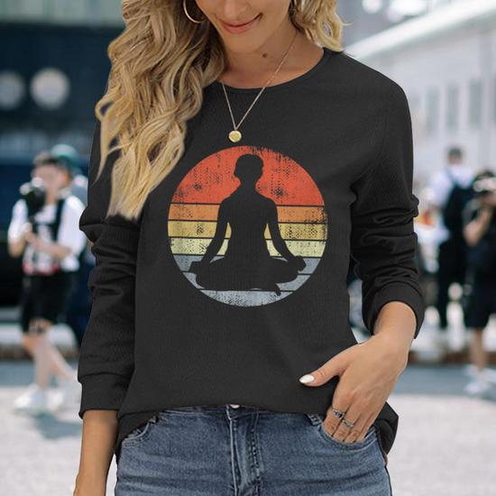 Camiseta yoga manga larga sale