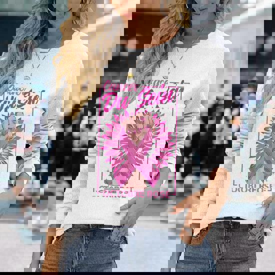 Ruban De Sensibilisation Au Cancer Du Sein T Shirt Imprimé Femme, Je Porte Du Rose Pour Grand-mère, Cadeau De Combattant Du Cancer, Chemise De Lutte Contre Le Cancer Du Sein