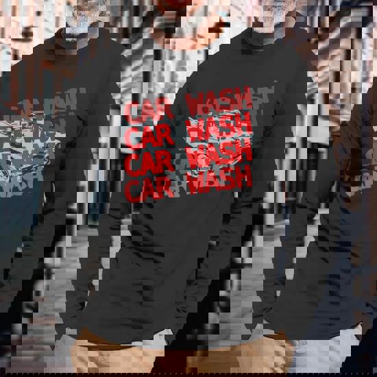 Car Wash A Cool Retro Unique Vintage Long Sleeve T-Shirt