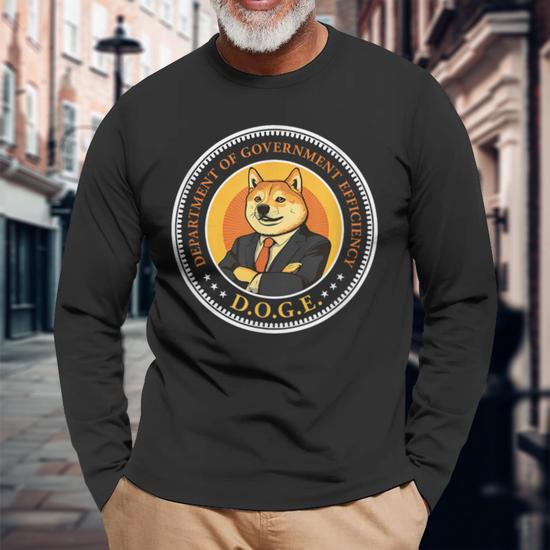 Doge Department Of Government Efficiency Doge Long Sleeve T-Shirt