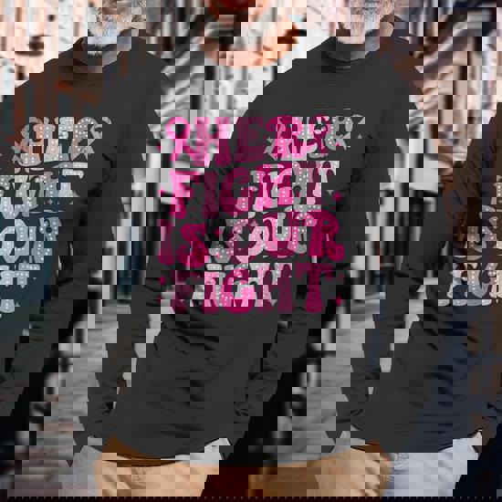 Her Fight Is My Fight T-Shirt For Men Breast Cancer Support Her Fight Is My Fight T-Shirt For Men Breast Cancer Support