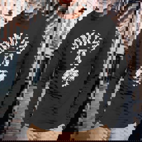 Pickleball To 70Th Birthday Cool Long Sleeve T-Shirt - Seseable Pickleball To 70Th Birthday Cool Long Sleeve T-Shirt - Seseable