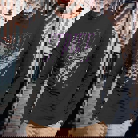 Hip Hop Vintage Edgy Urban Y2k Back Print Streetwear Angel