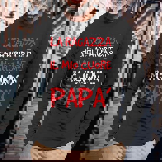 Papà Cravatta Divertente Per La Festa Del Papà Maglietta Da Uomo 100% Cotone - Foto 8