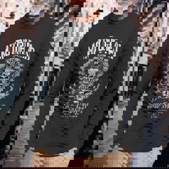 Skeleton Motor Head Speed Shop Hot Rod Mechanic Car Lover