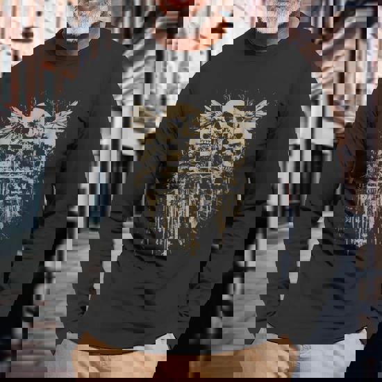 トップス 00s unknown l/s design cross wing grunge Cross Wing Grunge Cyber Y2K Style T-shirt - Etsy