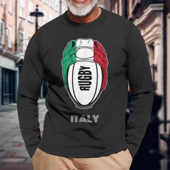 Tifosi Italiani Maglia Unione Kit Regalo Italia Rugby Fan Felpa Con Cappuccio - 4