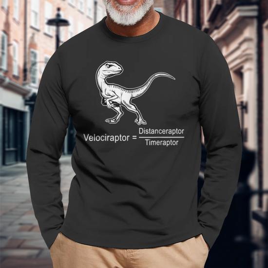 Velociraptor Raptor De DistanciaTimeraptor Camiseta de manga larga Regaloses