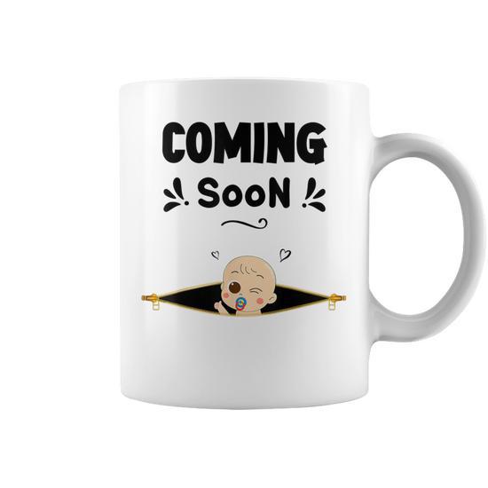Taza 'Voy A Ser Mamá' - Regalo Embarazo, Baby Shower, Día De La Madre, Cerámica, Apta Lavavajillas Y Microondas