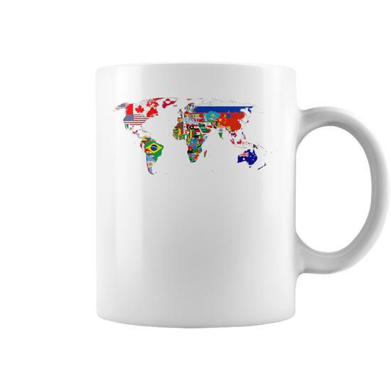 Mapa Mundial En Estilo Vintage. | Vector Premium