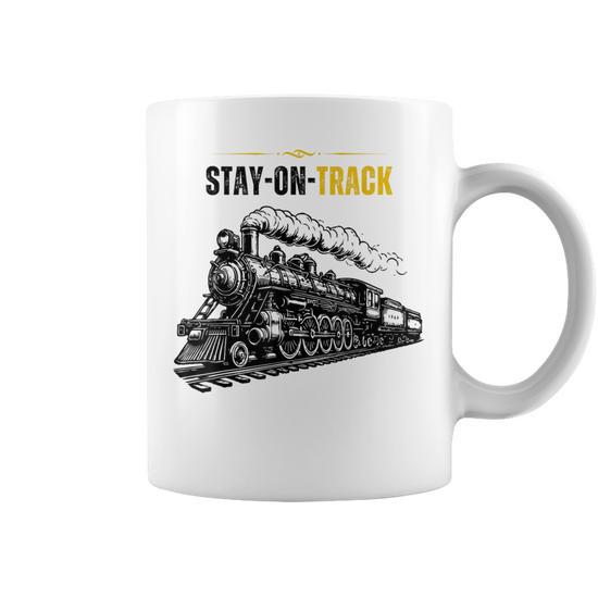 Stay On Track Vintage Steam Train Big Boy Locomotive 4014 Coffee Mug -  Monsterry