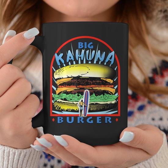 Big Movie Kahuna Food Burger 80S Fiction Coffee Mug - Seseable