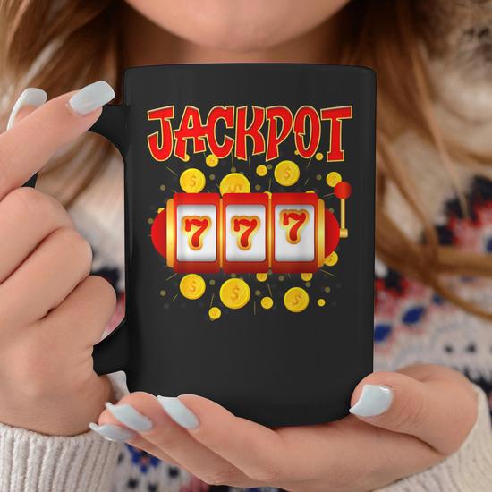 Jackpot 777 Slot Machines Lovers Jackpot Hunters Coffee Mug - Seseable