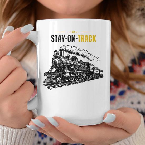 Stay On Track Vintage Steam Train Big Boy Locomotive 4014 Coffee Mug -  Monsterry