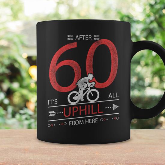 Cyclist T 60 Years Old 60Th Birthday Coffee Mug - Monsterry