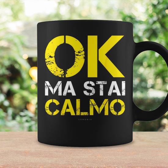 Funny OK Artwork - Maglietta da uomo, colore