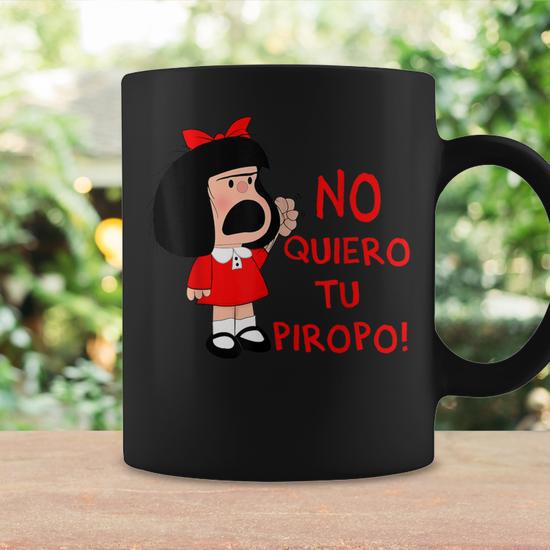 Débardeur Humoristique Féministe Mafalda 'No Quiero Tu Piropo' - Cadeau Drôle Pour Femmes Latines