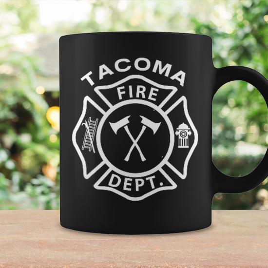 Tacoma Fd Fireman Badge Fire Dept Costume Coffee Mug - Thegiftio